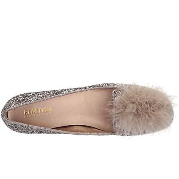 NWOT Kenneth Cole REACTION Women's Gen-Ie Bottle Ballet Flat, Bronze, 8M US - Picture 3 of 8